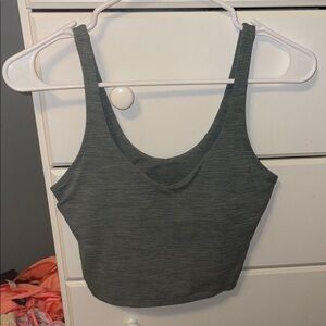 Lululemon Green Sleeveless Crop Top